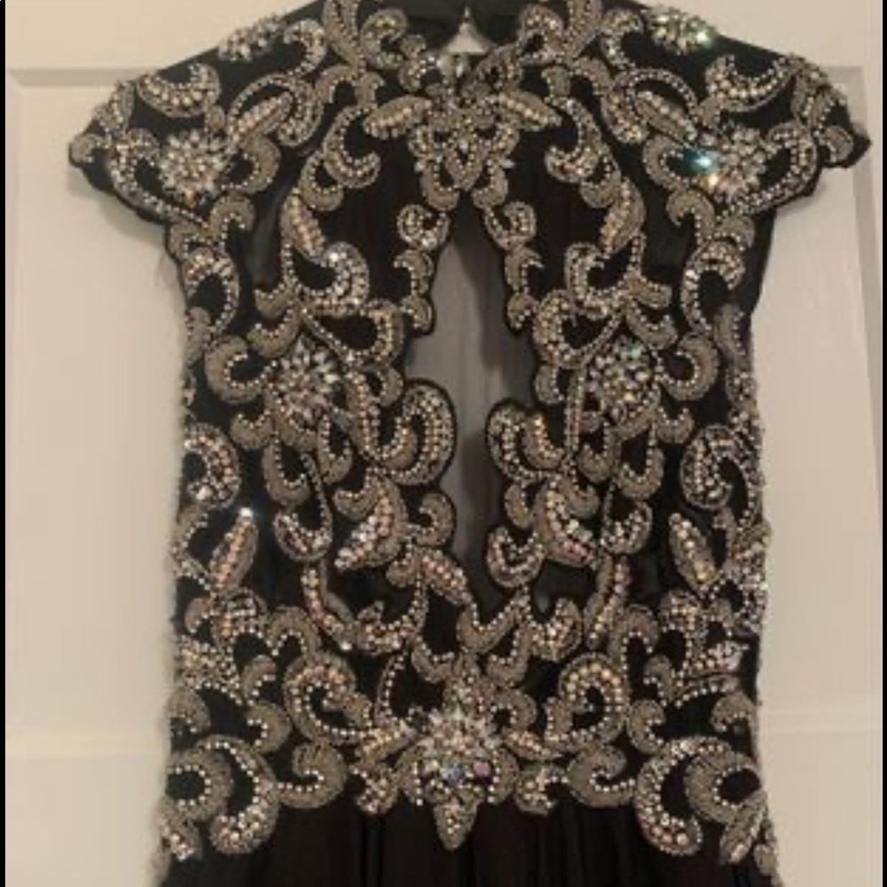 Beautiful beaded prom dress
